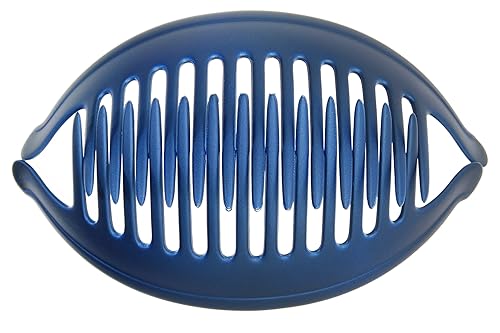 Vista 6 de France Luxe Belle - Peine entrelazado grande, negro, juego de 2 – una excelente solución de peinado para cabello largo/grueso o rizado