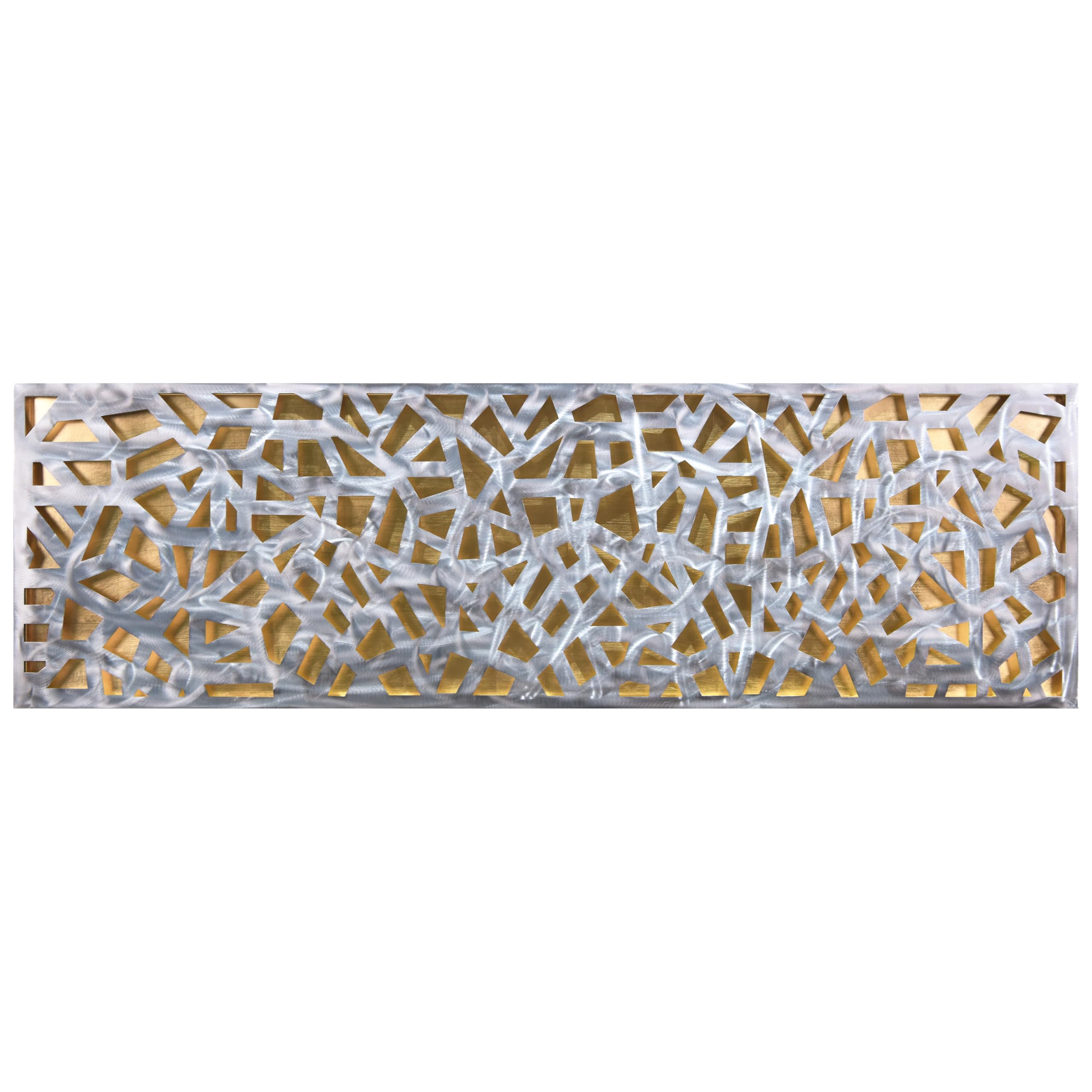 Empire Art Direct Enigma 3D Polished Steel Sculpture Gold
