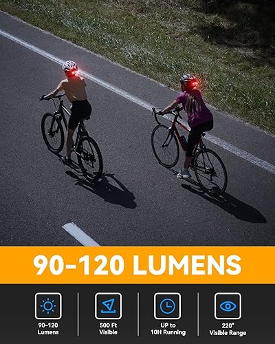 Miniatura 4 de Luz de casco de motocicleta, luz LED para casco de bicicleta, luz LED para casco de bicicleta, recargable por USB, luces de casco de bicicleta para