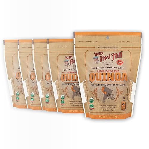 Bob's Red Mill Organic White Quinoa, 13oz (Pack of 5)