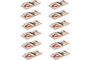 Victor M150-12 Metal Pedal Wood Mouse Traps