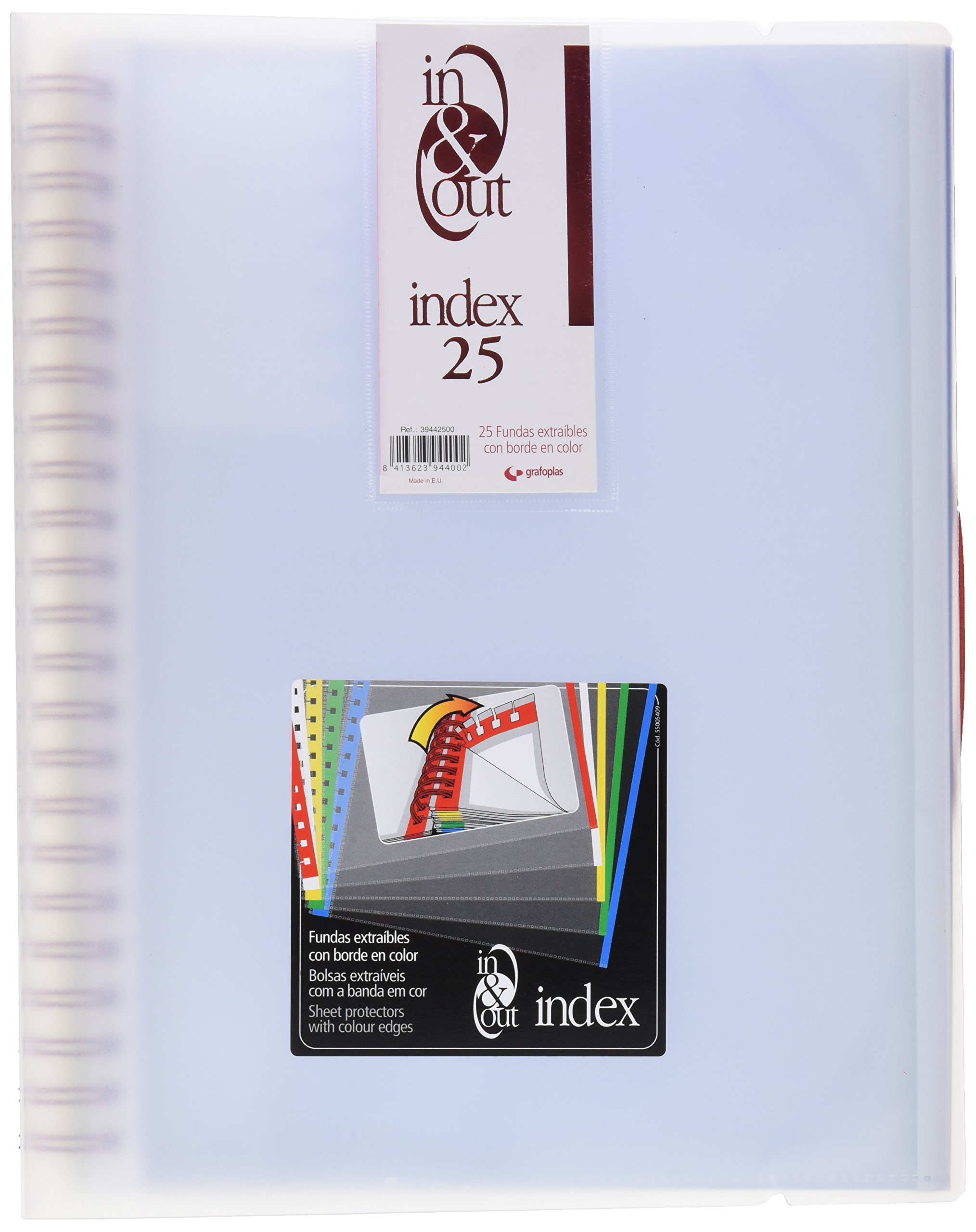 grafoplas – Folder 25 Sleeves, A4 A4 colourless