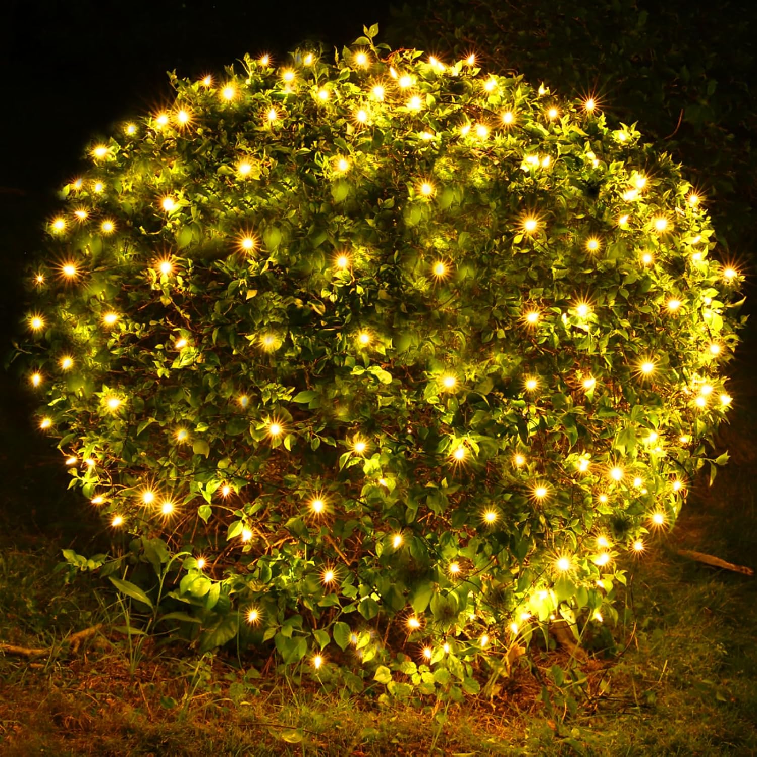 LED Christmas Net Lights Outdoor,120 LED 6ftx4ft Connectable Waterptoof Christmas Lights for Bushes Fence Tree Shrub Yard Garden Outdoor Christmas Decorations(Warm White) LED Christmas Net Lights Outdoor,120 LED 6ftx4ft Connectable Waterptoof Christmas Lights for Bushes Fence Tree Shrub Yard Garden Outdoor Christmas Decorations(Warm White)