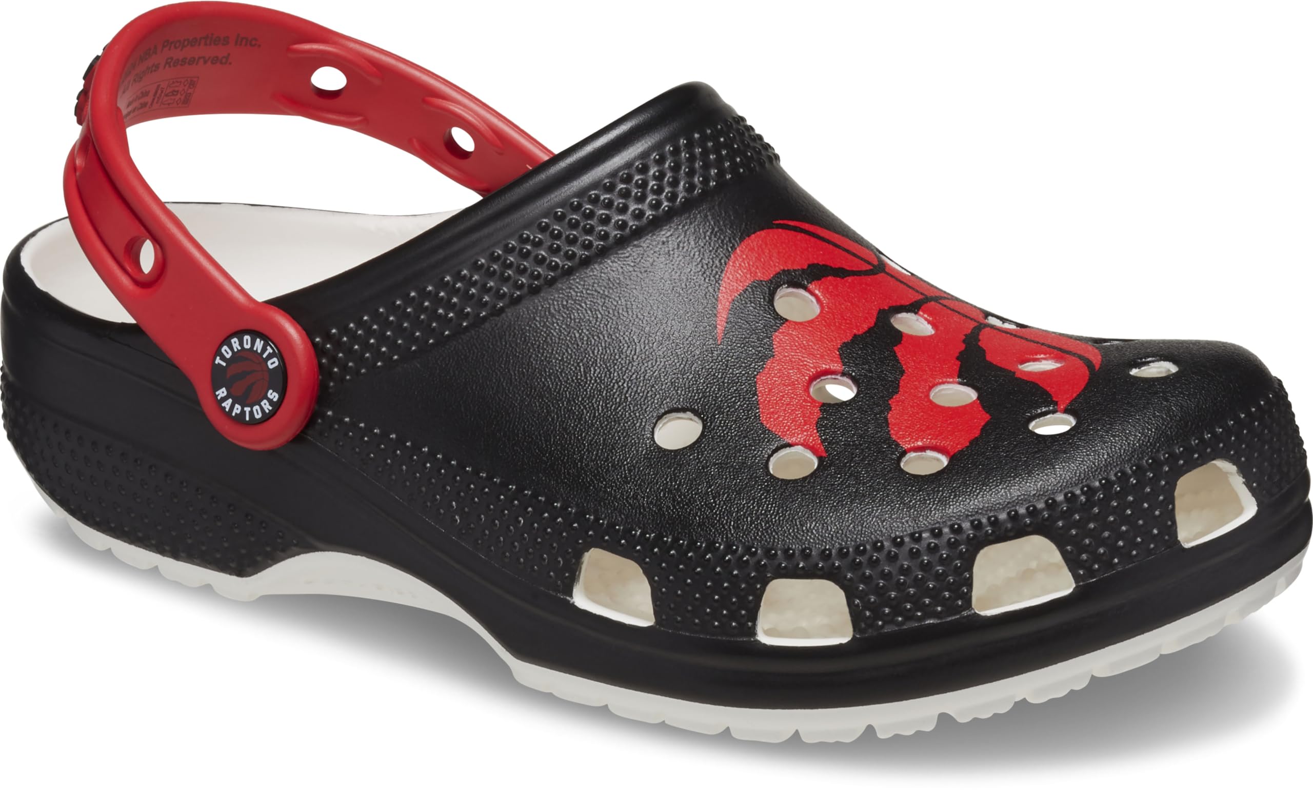 Crocs Sabots classiques NBA unisexes pour adulte, Toronto Raptors, 7 Women/5 Men
