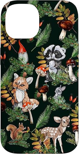 Miniatura 4 de Funda para iPhone 11 con hongos y hongos de bosque