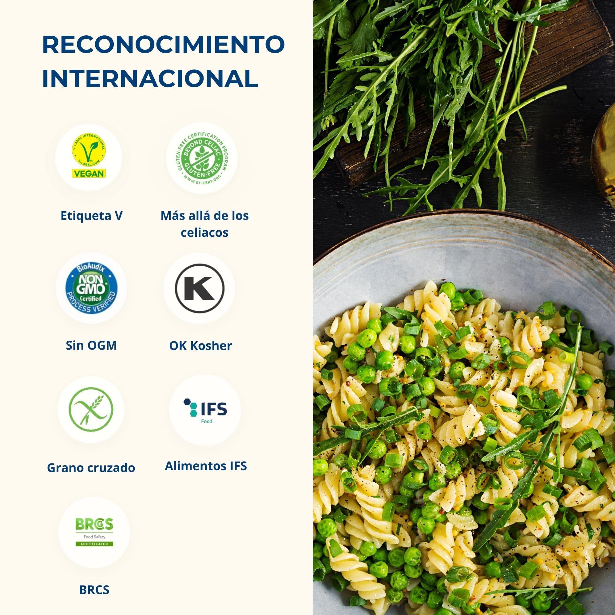 Sam Mills - Fusilli Sin Gluten - 1 paquete de 500 g - 100% Harina de Maíz - Fabricado en Instalaciones Sin Gluten - Mejora el Tránsito Intestinal - Ideal para Dietas Veganas — view 6