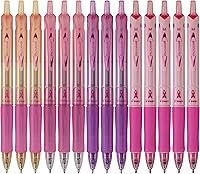 Vista 6 de Bolígrafo retráctil Acroball de tinta híbrida y punta media, de Pilot, Negro