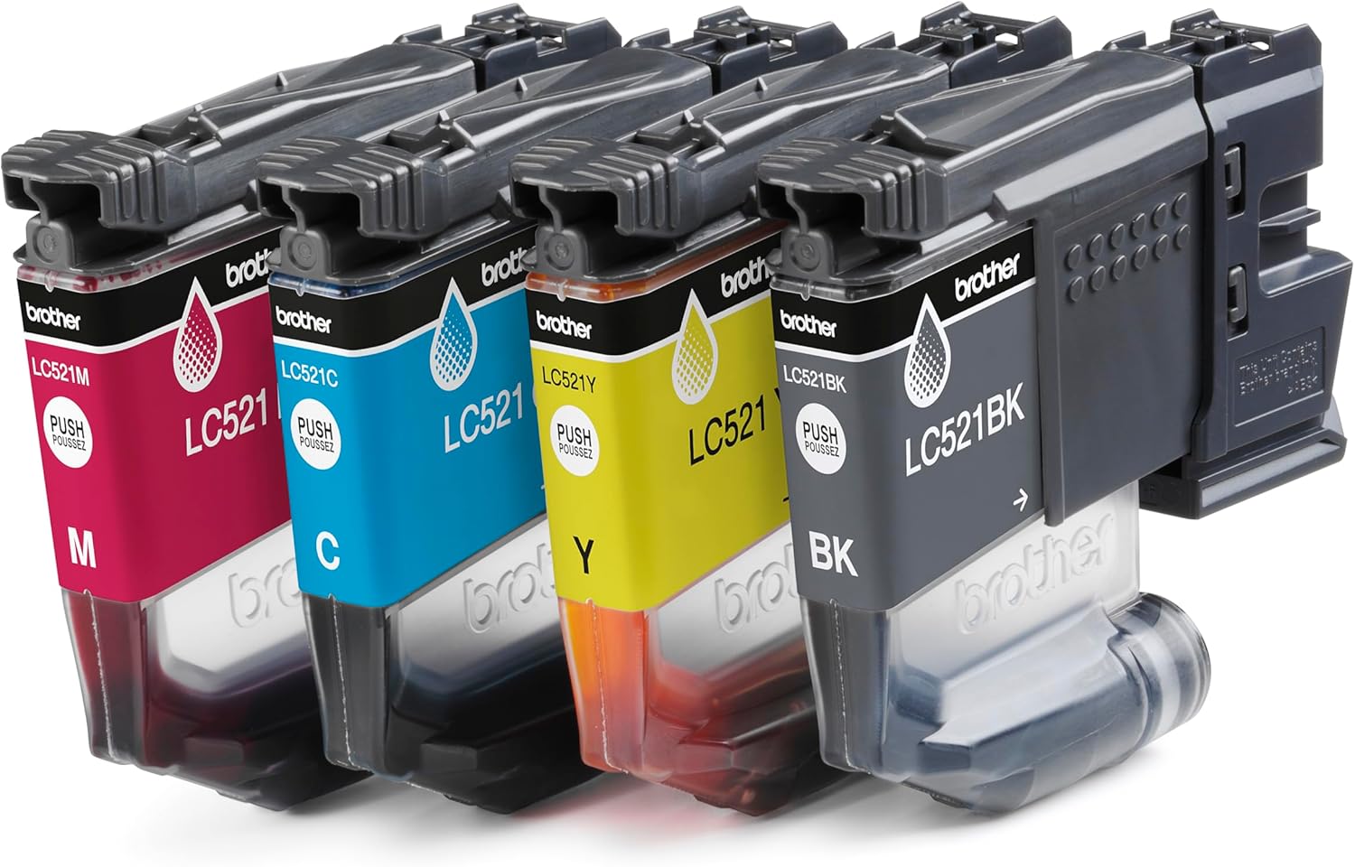 Brother LC521VAL Ink Cartridges Value Pack (C/M/Y/BK)