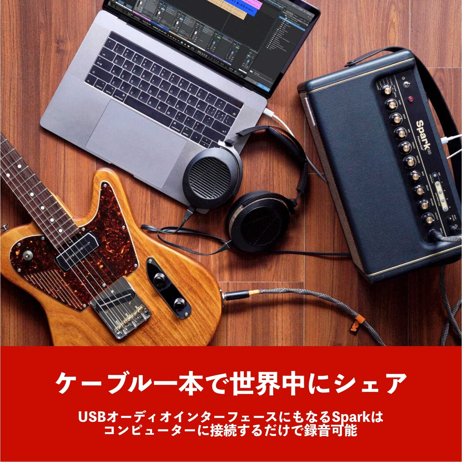 Amazon | Positive Grid Spark Pearl ギターアンプ 小型 Bluetooth MI 