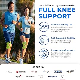 Modvel ELITE Knee Brace for Men & Women - Patella Gel Pads & Side Stabilizers for ACL, Meniscus Tear, Arthritis & Injury Recovery - Maximum Support for Running, Sports & Joint Pain Relief