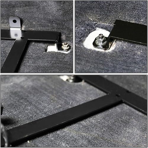 Vista 41 de DNA Motoring SBK-LM-350Z - Par de soportes de asiento de acero extensible de montaje bajo compatibles con 350Z 03-09, color negro