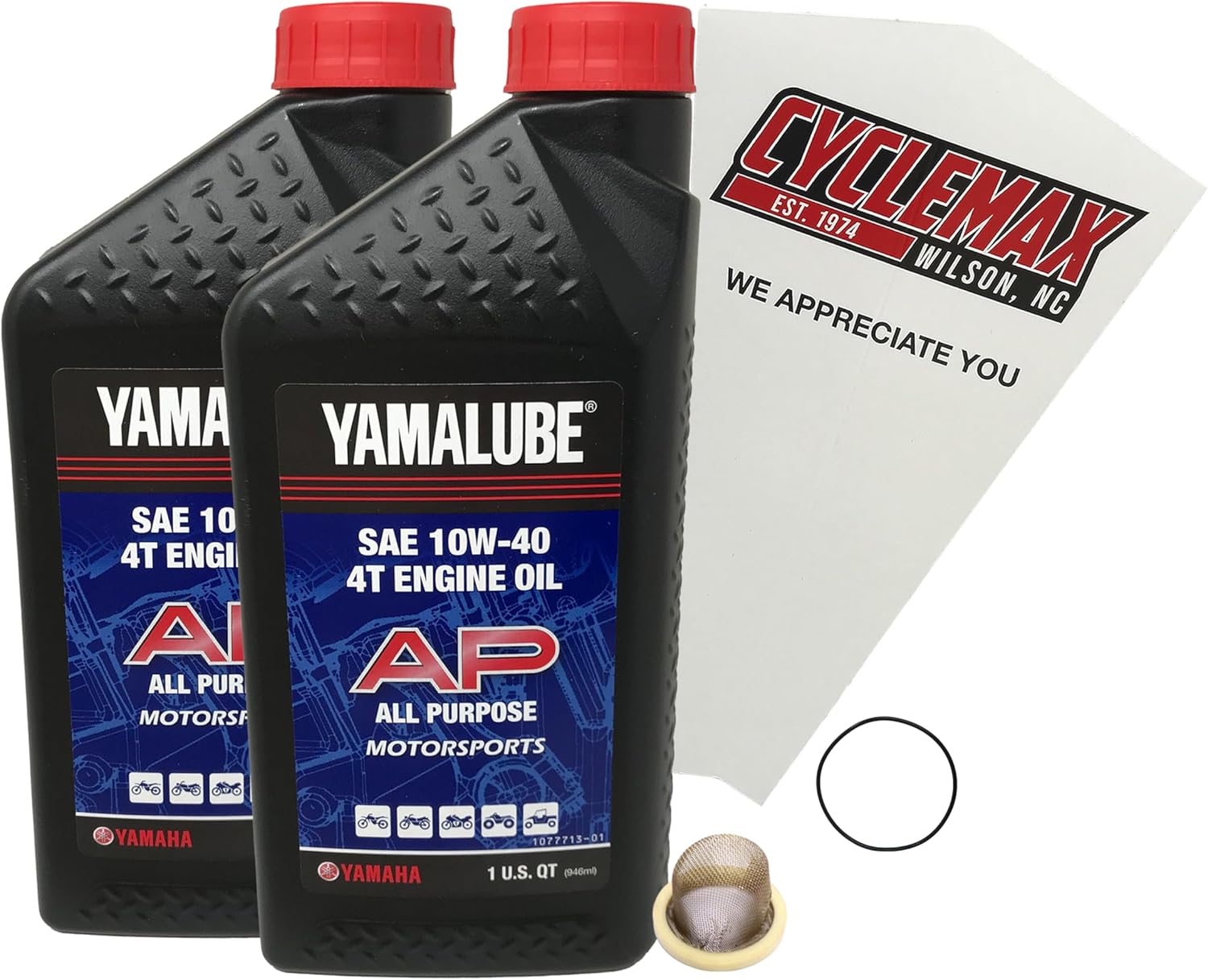 CYCLEMAX Standard Yamalube Oil Change Kit Compatible with 1989-2004 Yamaha BREEZE