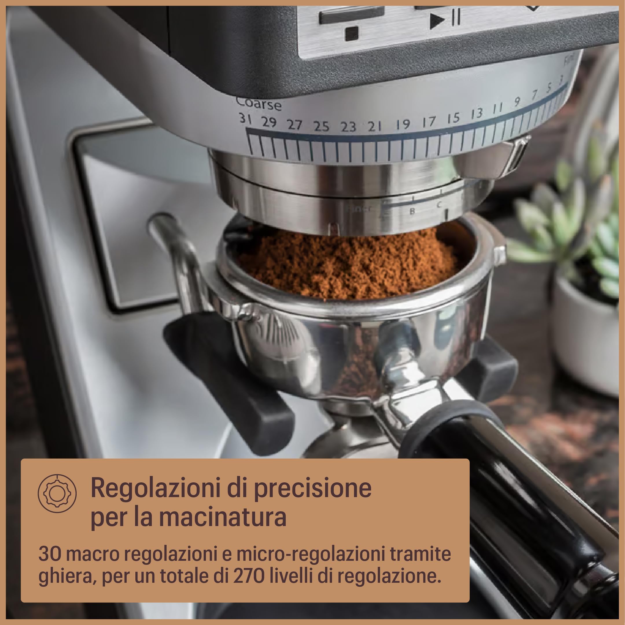 Baratza - Macinacaffè Sette 270 230V - Elettrodomestici per la Casa, Macina Caffè Elettrico per Caffè in Grani, Nero