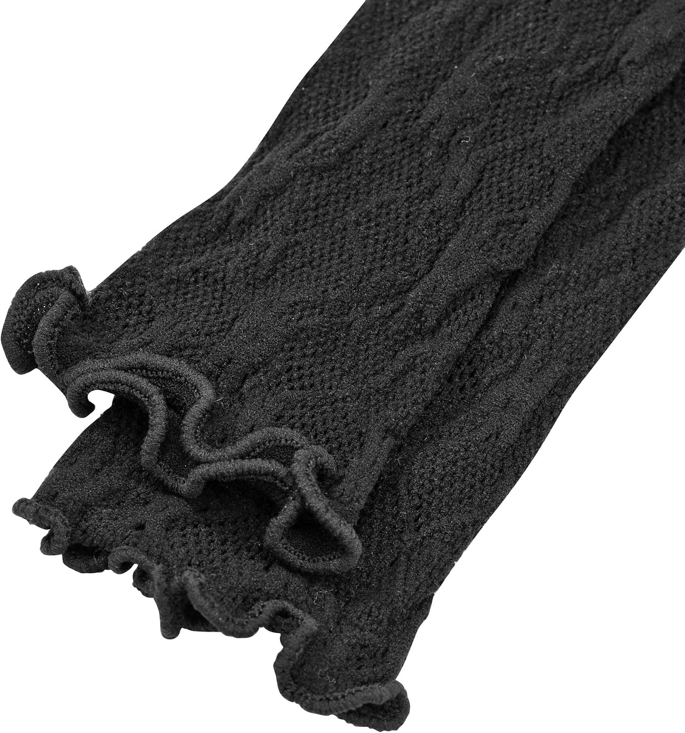 CHIC DIARY Lace Up Long Fingerless Gloves Gothic Y2K Mesh Arm Sleeves for Wedding, Party, Halloween, and Cosplay