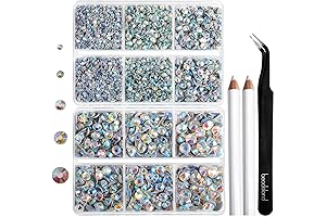 6736pcs Hotfix Rhinestones Flatback in Bulk for Crafts Clothes