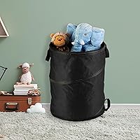 Vista 39 de Wakeman Outdoors, bote de basura plegable con tapa de apertura rápida y cierre (33 galones). Ideal para reciclaje, campamentos y más. Color verde