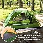 Tente de camping légère Clostnature - Tente de camping ultralégère étanche, grande taille, facile à installer pour les activités de plein air en famille, randonnée et alpinisme