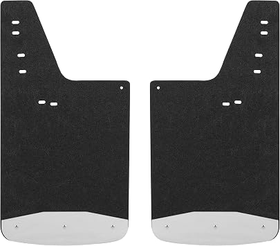 LUVERNE 251123 Front or Rear 12-Inch x 23-Inch Textured Rubber Mud Guards, Select Ford F-250, F-350, F-450, F-550 Super Duty, 2 Flaps
