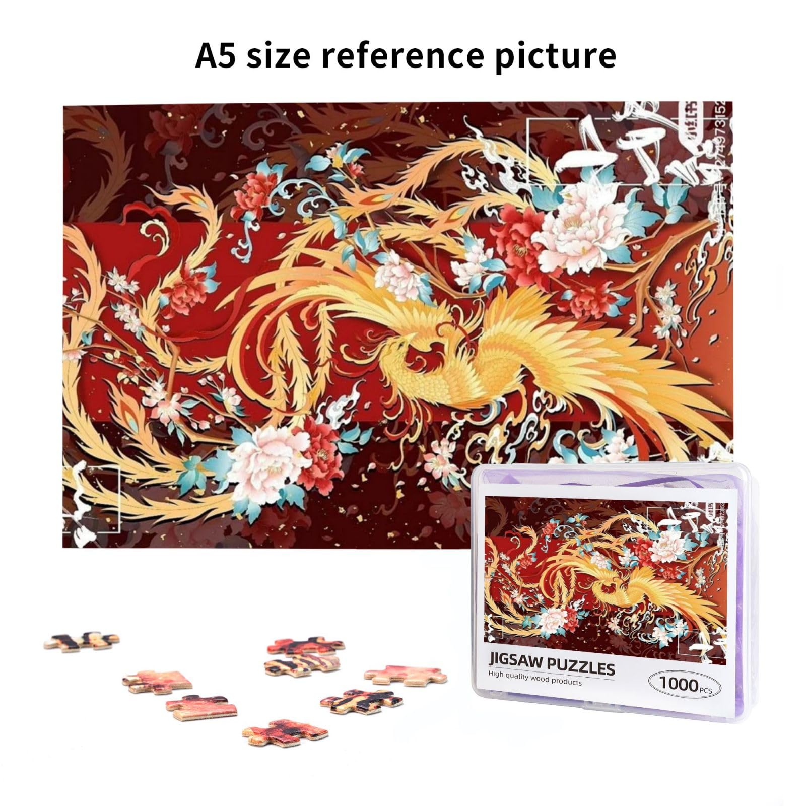 Amazon.co.jp: 鳳凰 1000ピース ジグソーパズル 大人向け難しい 破片