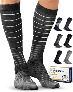 Light Compression Socks for Men 8-15 mmHg | Graduated Compression Socks for Men Circulation