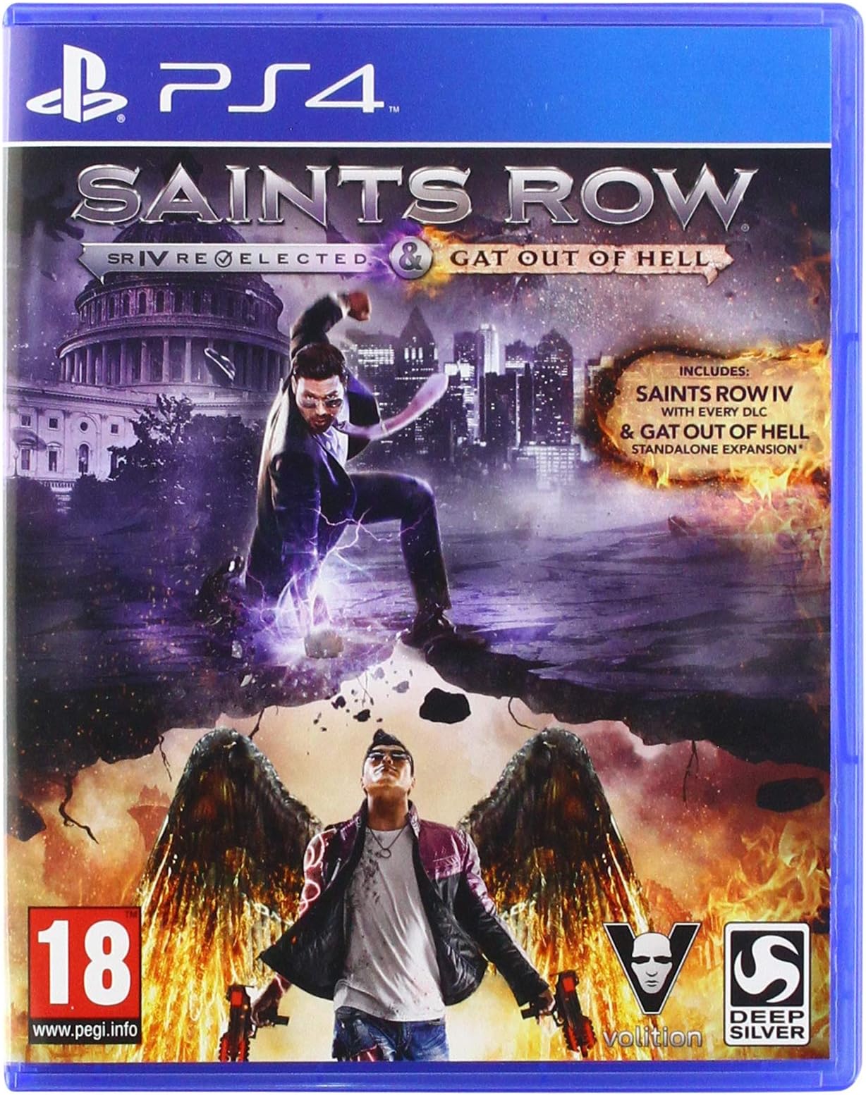 Saints Row 4: Re-Elected and Gat Out Of Hell First Edition (PS4)
