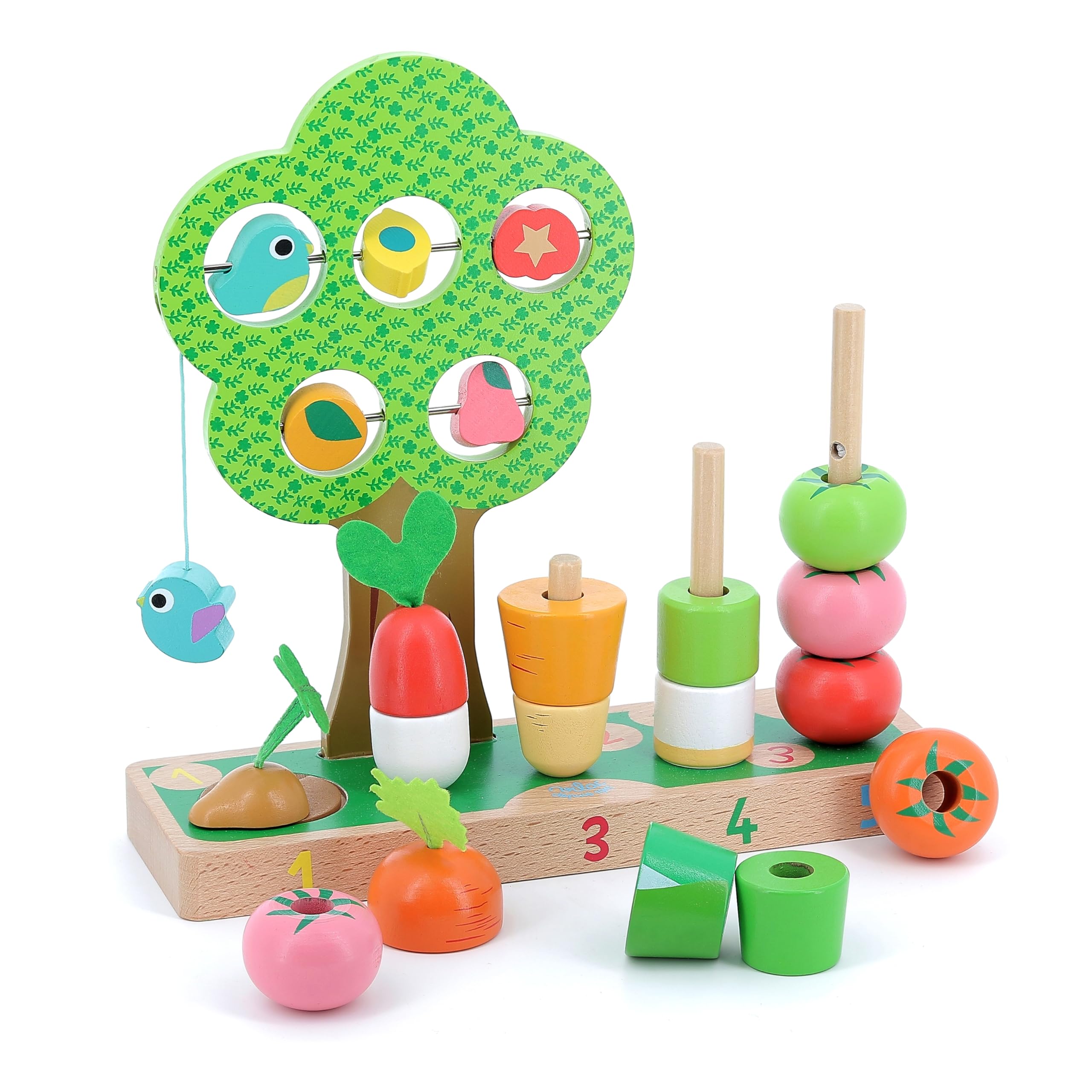 VILAC - Jouet en bois -Jeux d'éveil - Apprendre à compter et découvrir les formes basiques - 2469