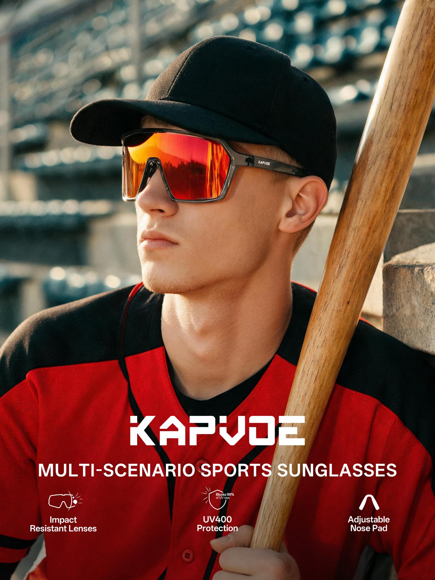 KAPVOE Okulary rowerowe fotochromowe męskie okulary MTB kobiety TR90 przezroczyste okulary rowerowe sportowe okulary przeciwsłoneczne anty-UV400 okulary rowerowe do biegania rower górski