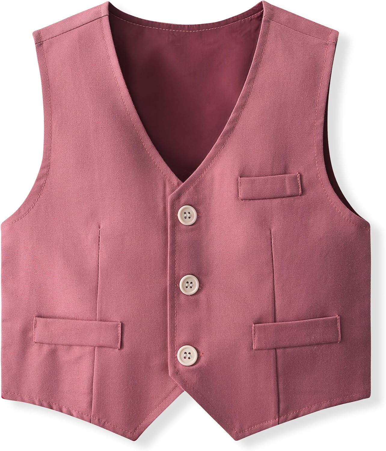 Baby Boys' 4-Piece Gentleman Suit Set with Shirt, Vest, Bowtie and Pants Outfits
