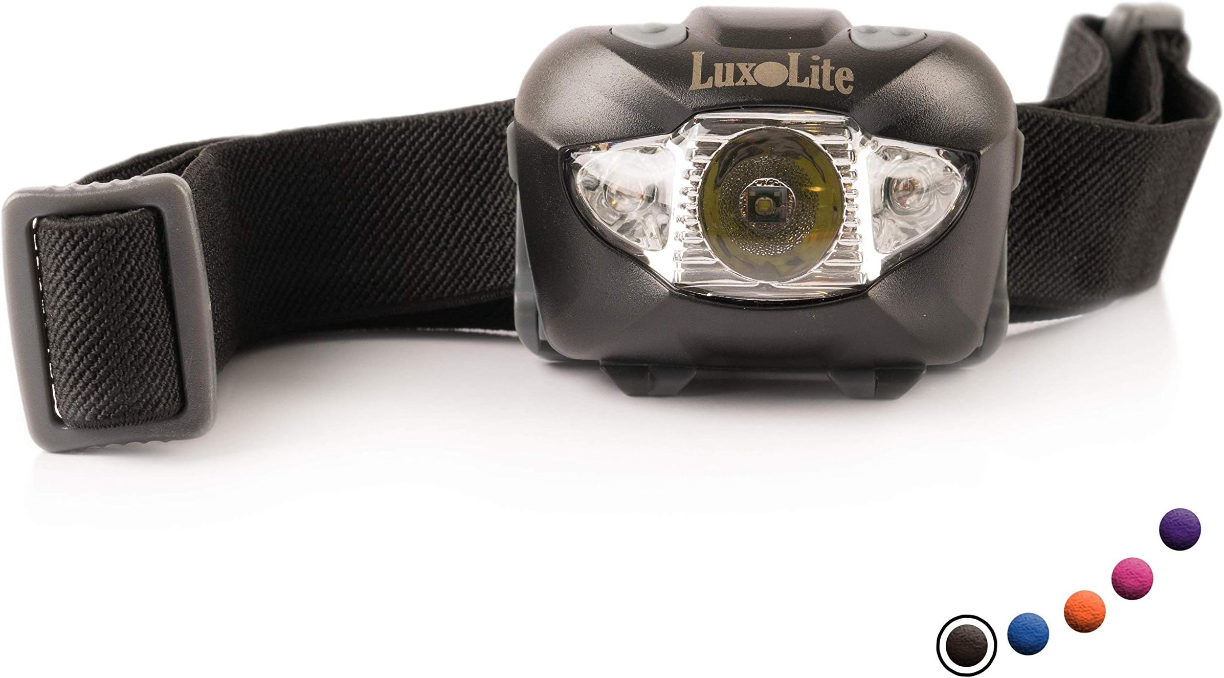 LED Headlamp Flashlight with Red Led Light - Head Lamps for Adults - Brightest Headlight Lamp Camping Hiking Running Fishing Hunting - Waterproof Headlamps - Best Work Head Lamp with Free Batteries