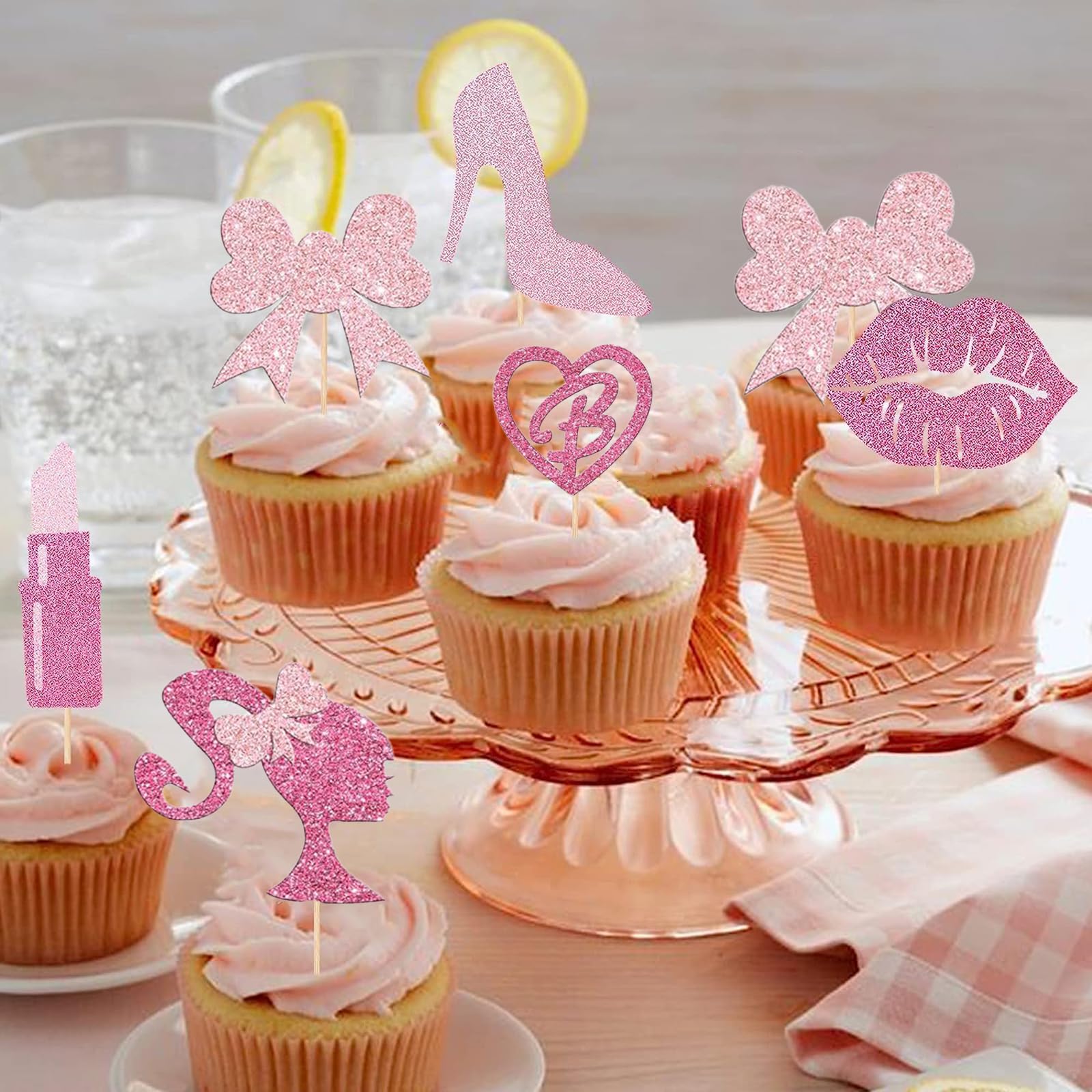 Barbie Prinzessin Torten-Deko Set – 21-teilig Mit Kuchen-Topper & Cupcake-Deko Für Mädchengeburtstag