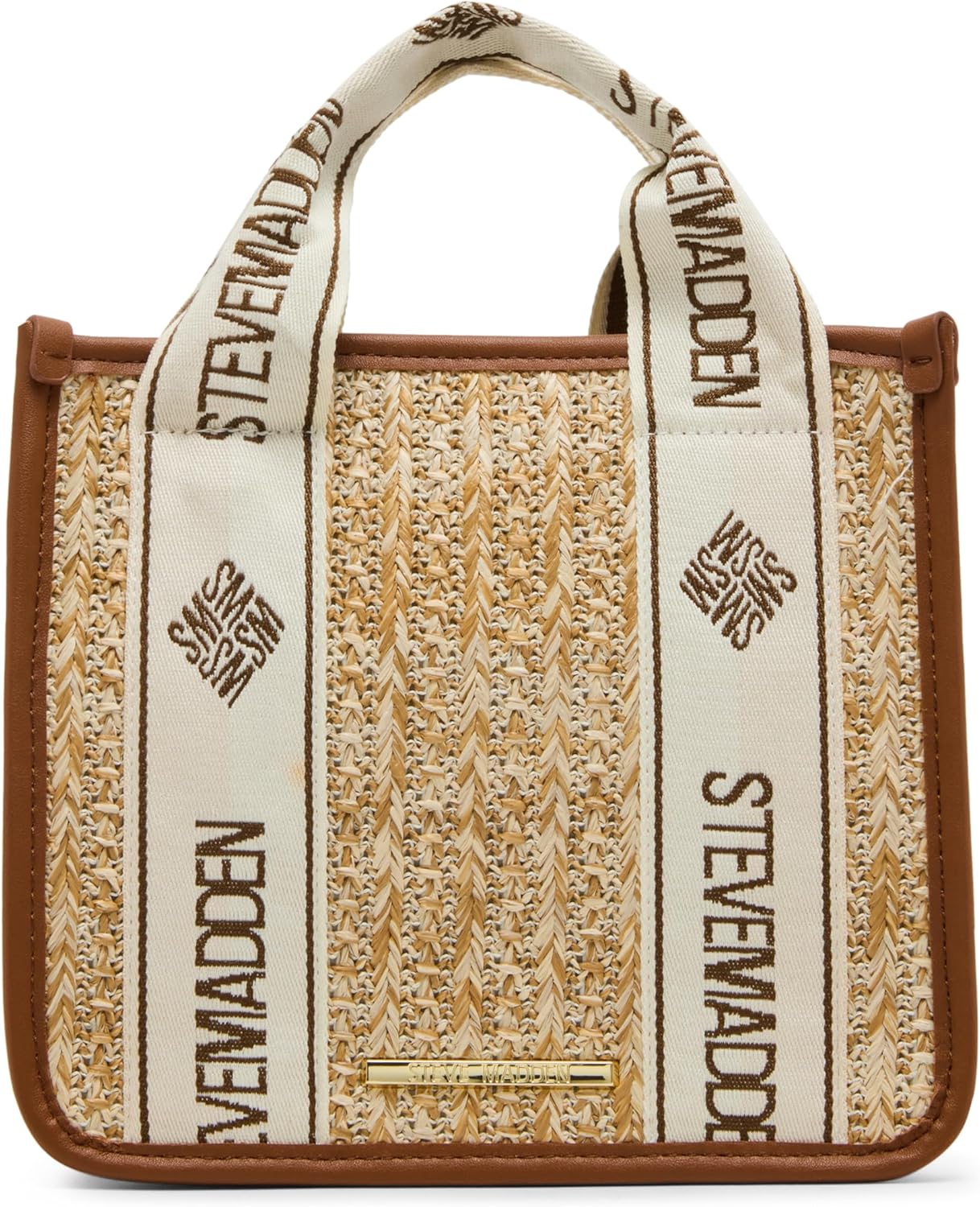 Steve Madden Women's Steve Madden Bwebber Small Straw Satchel