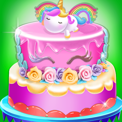 Unicorn Cake Making Games Cake Cooking Games Slime Cake Game
