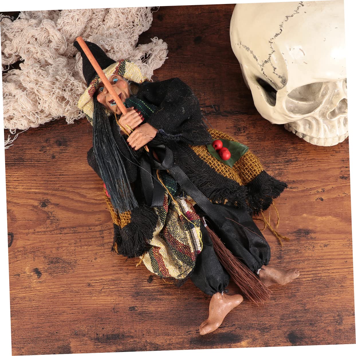 Ciondolo Strega di Halloween Appeso Strega Bar Decorazione per Feste Spirit Festival Ornamento Plastica Leggero Resistente Layout Gioco Utilizzo Halloween