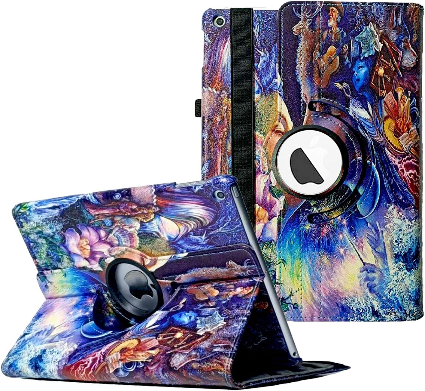 iPad 10.2" Case 2020 iPad 8th Generation Case / 2019 iPad 7th Generation Case, 360 Degree Rotating Stand Smart Case Protective Cover with Auto Wake Up/Sleep for Apple 10.2" iPad 8 / iPad 7