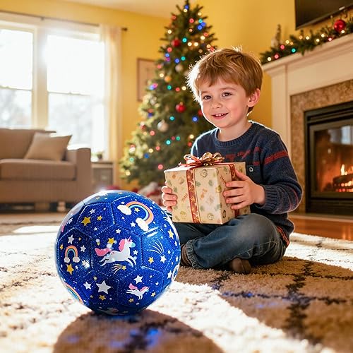 Miniatura 9 de U&C Planet Soccer Ball Size 2 Size 3 Size 4 for Toddler Kids with Pump Deflated, Stocking Stuffer Christmas Child Shoebox Gift, 1 Pack 2 Pack