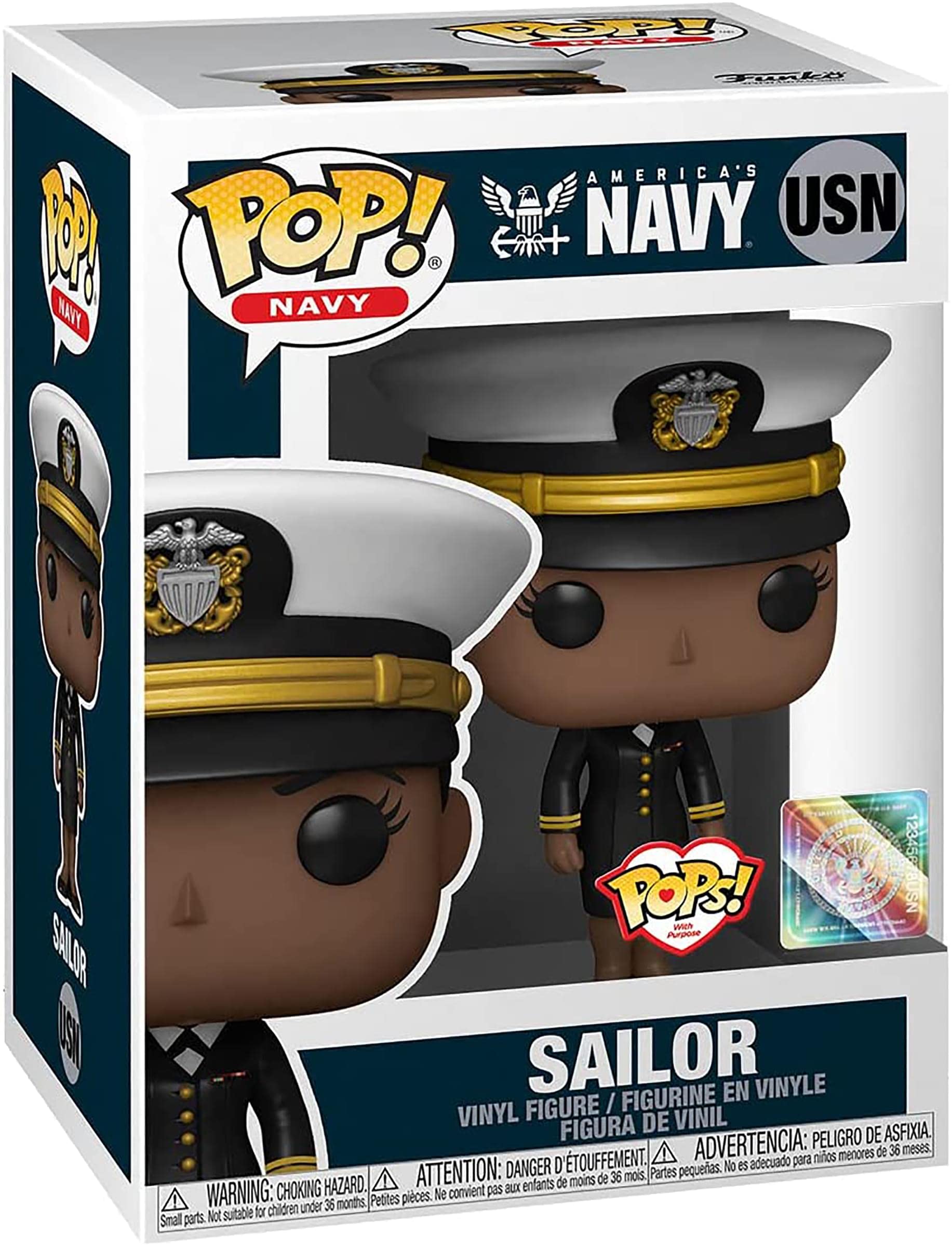 Custom Funko Funko Pop! Military: Navy Male - A - U.S. Navy - Collectible Vinyl Figura Bellingham