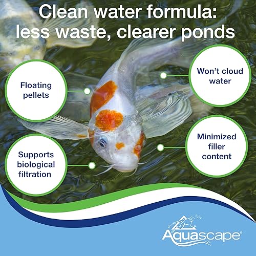 Miniatura 4 de Aquascape Alimento para peces de alta calidad que mejora el color para koi pequeño a mediano y otros peces de estanque, pellet mediano, 2.2 libras