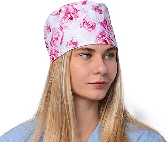 Print Scrub Caps - Perfect Hat for Nurses, Doctors and EMTs…