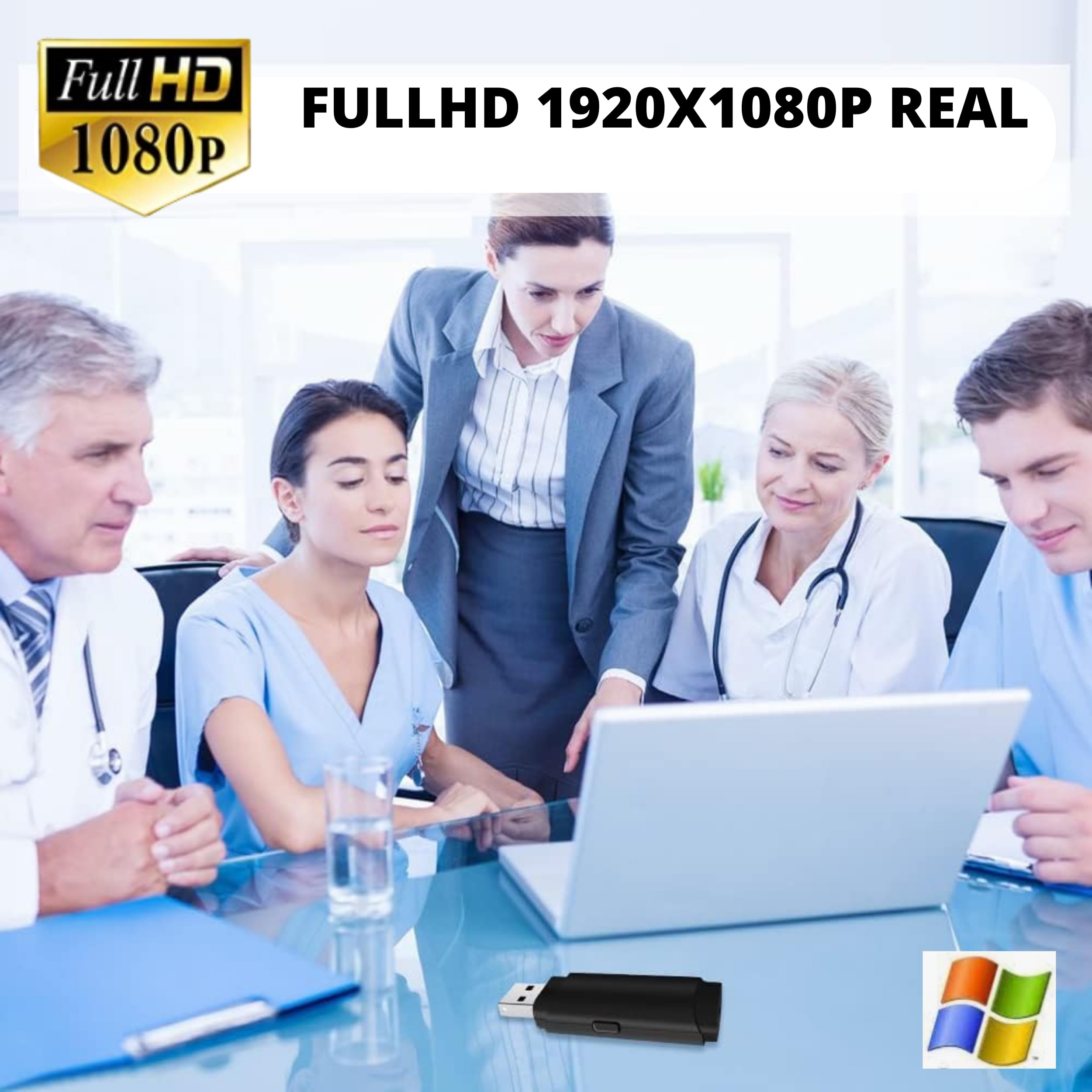 Mini Camara Espia Oculta USB, Camara Vigilancia Interior, Camaras Espias Camufladas 1080P Real (Pack Premium 2025 sin Luz al Grabar y 512GB) Incluye MicroSD 32GB con Detección de Movimiento