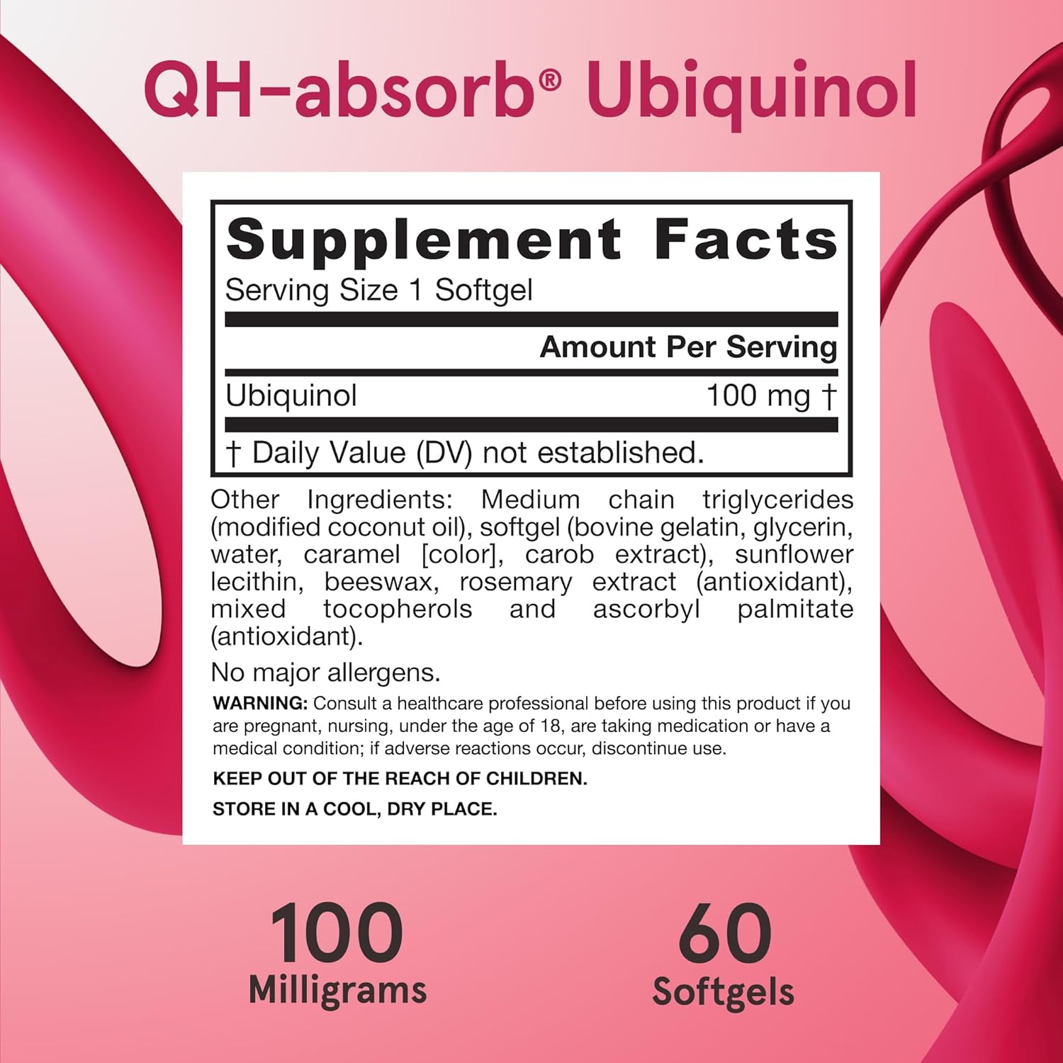 Jarrow Formulas QH-Absorb Ubiquinol 100mg - 60 Softgels - High Absorption & Active Antioxidant Form of Co-Q10 - Supports Mitochondrial Energy Production & Healthy Cardiovascular Function - Image 6