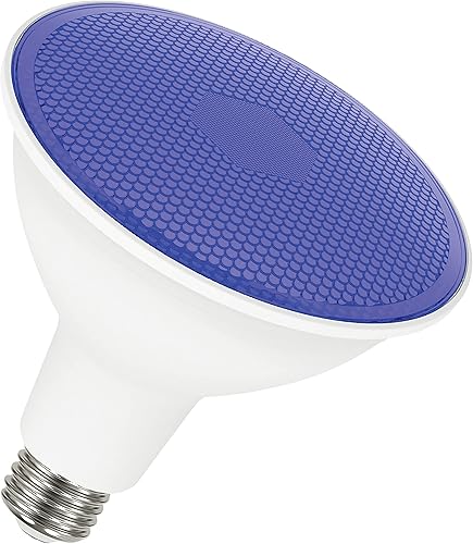 Satco S29482 - Bombilla LED de color PAR38 de 11,5 W, color azul