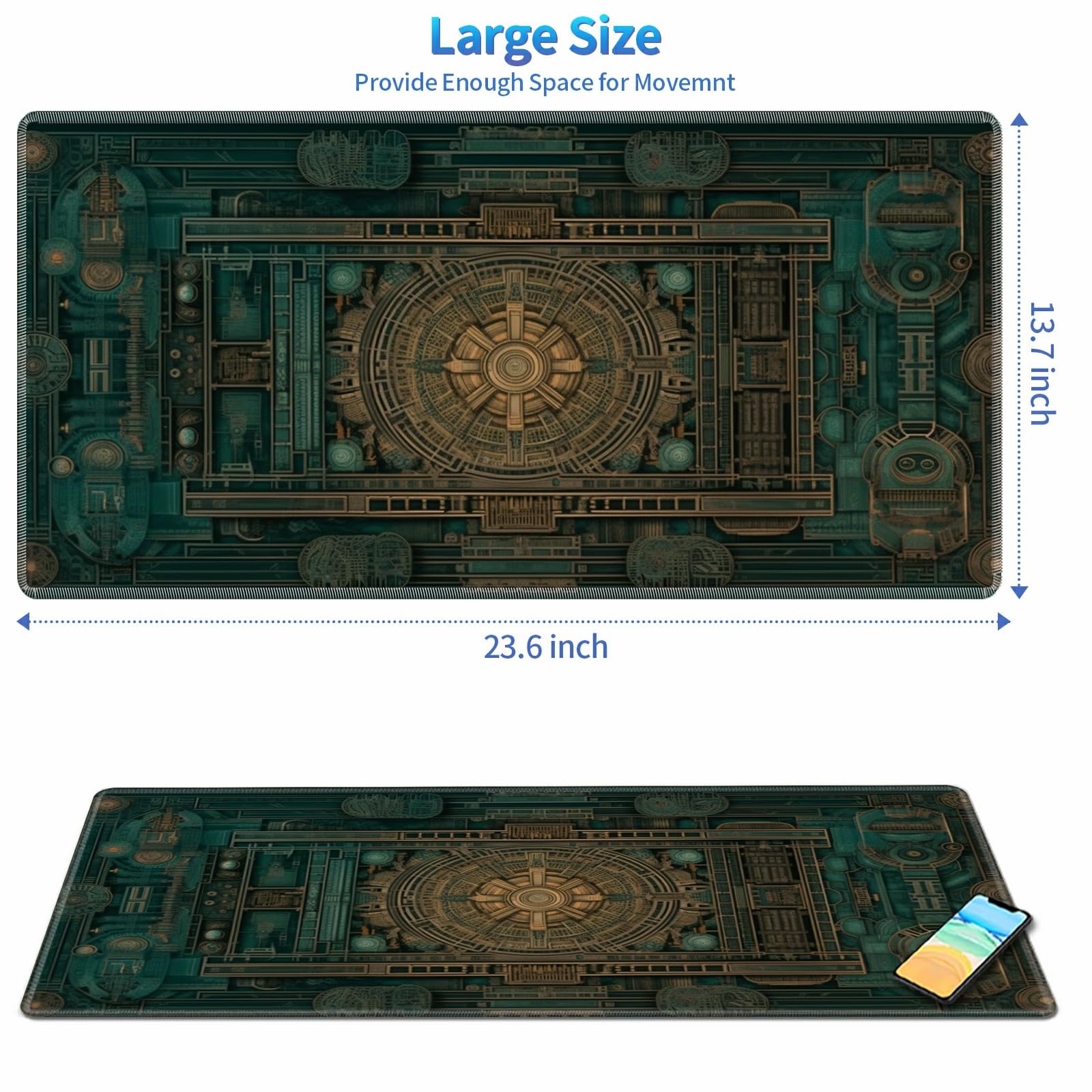 Amazon.com: BREIDMKFM Playmat for MTG, 24 x 14 inches Game Play Mat for MTG  TCG and Other Card Games, Trading Card Game Play Mat Desk Mats with  Stitched Edges Non-Slip Base, Labyrinth :