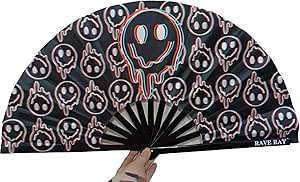 Amazon.com: Rave Rat Large Portable Hand Held Fan - Durable Personal ...