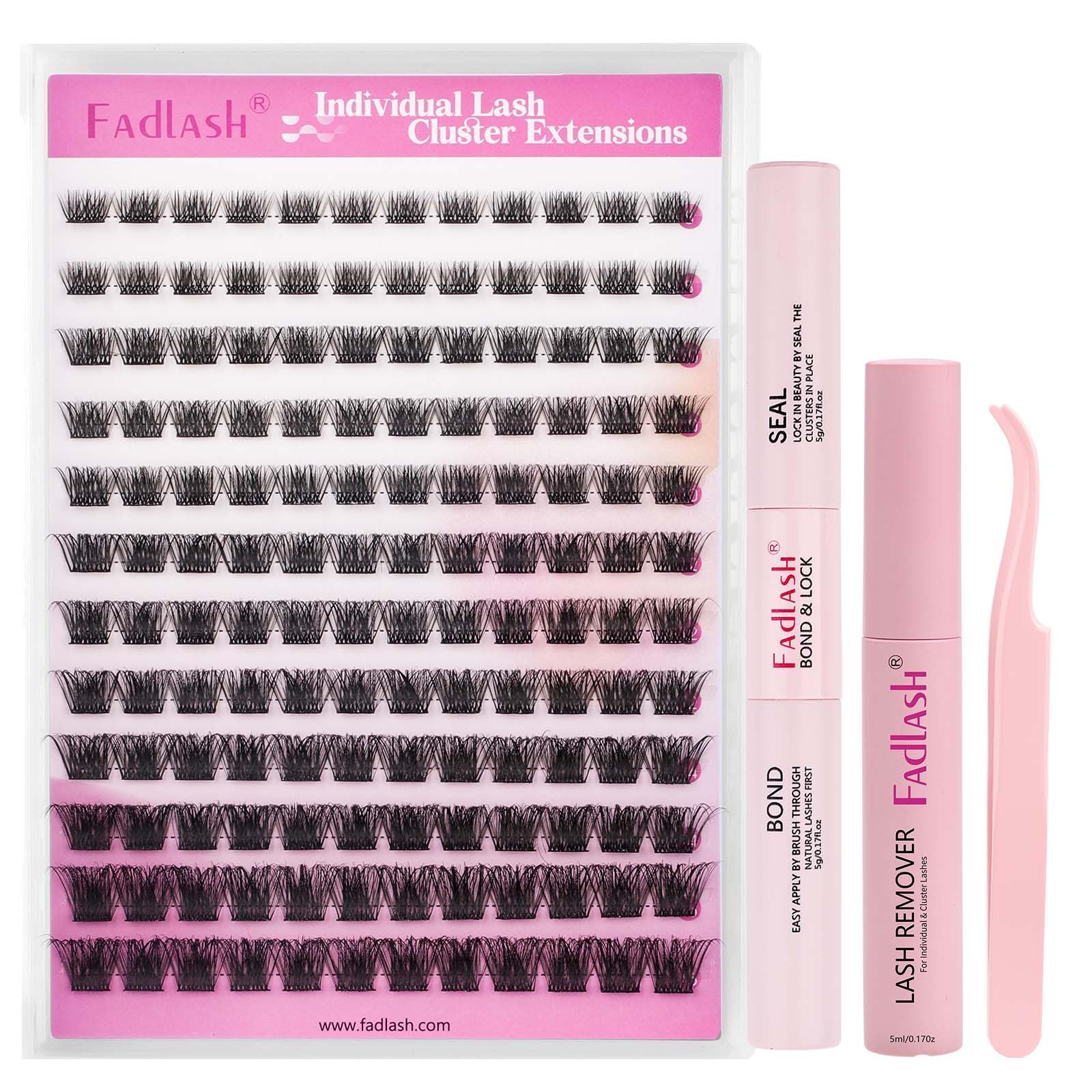 FADLASH Lash 120pcs 0.07mm D Curl 8-16mm 40D Mixed Trays Customizable DIY Eyelash Extensions for Beginners — view 154
