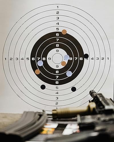 Miniatura 6 de Target Pasters Dispenser Box with 45 Inch Target Stickers, Self-Adhesive Shooting Targets Pasters for Shooting Range - USPSA,IPSC,IDPA, 1000 per Box