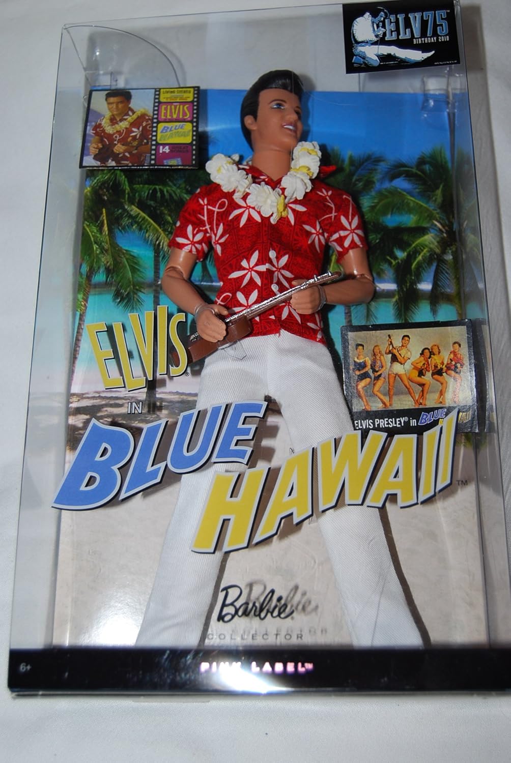 Mattel Barbie Elvis Presley Collection Classic Edition Elvis In Blue Hawaii