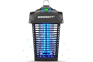 Bug Zapper Outdoor, Waterproof Fly Zapper for Garden