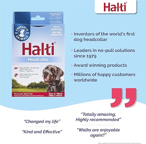 Miniatura 4 de The Company of Animals HALTI - Cuello de cabeza (talla 5), color negro