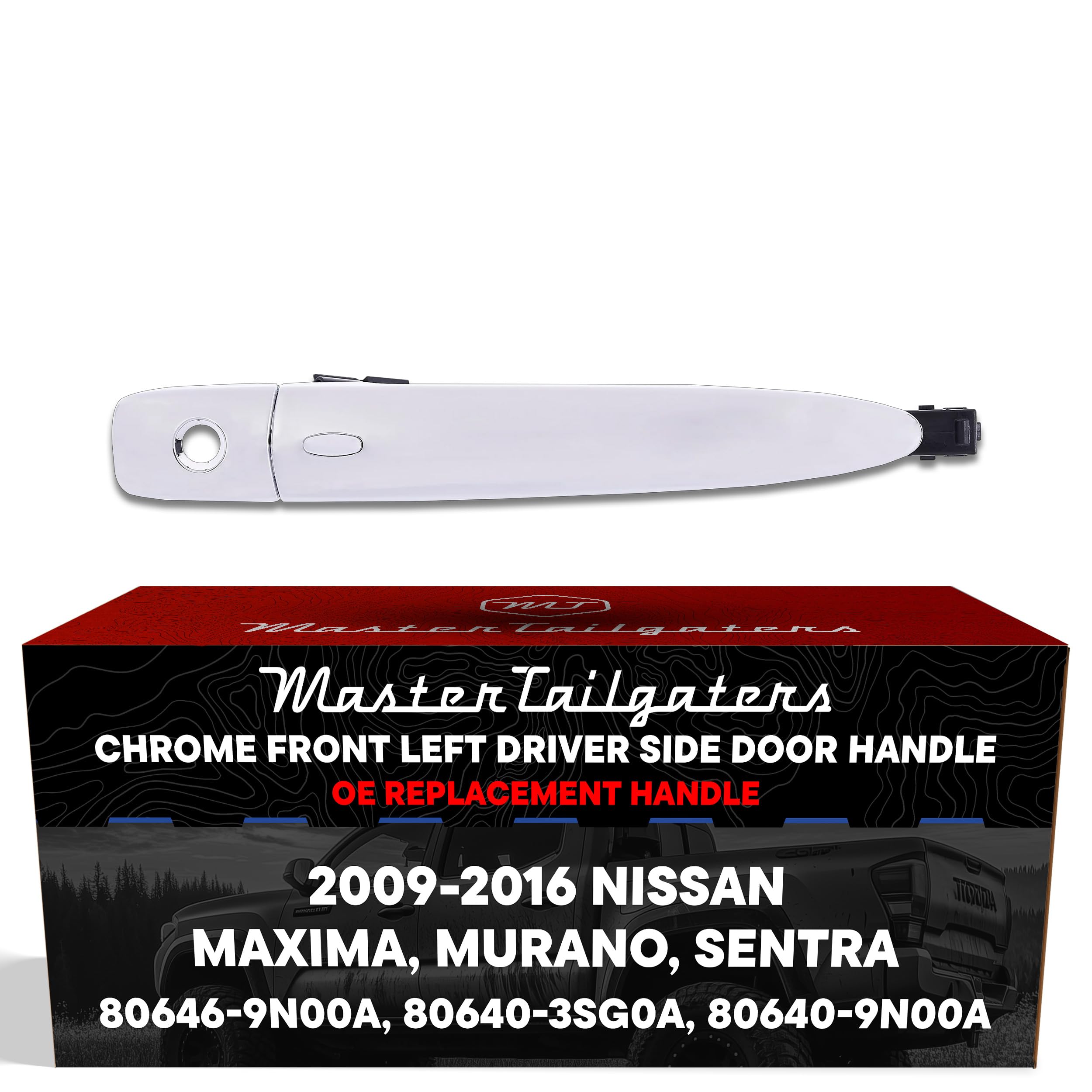 Amazon.com: Master Tailgaters Exterior Door Handle Chrome