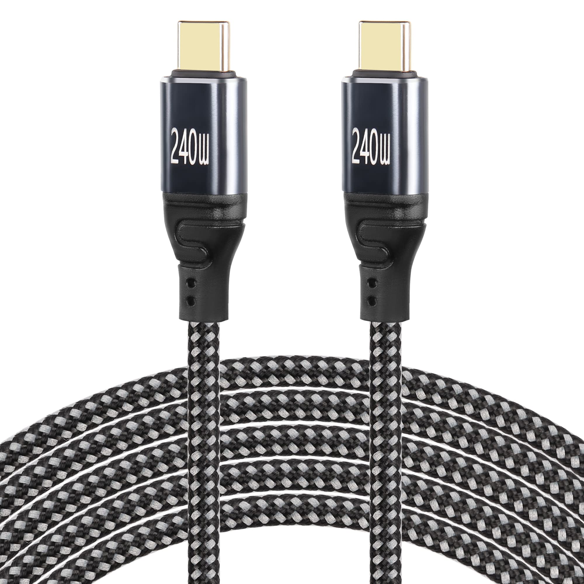 Cavo Thunderbolt 4 GELRHONR Cavo Da USB C A USB C Da 240 W, PD3.1 (48 V 5 A), Cavo Di Ricarica Rapida USB 2.0 480 Mbps, Per Computer Portatile, Hub, Dock